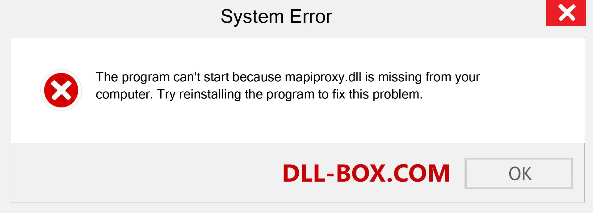  mapiproxy.dll file is missing?. Download for Windows 7, 8, 10 - Fix  mapiproxy dll Missing Error on Windows, photos, images